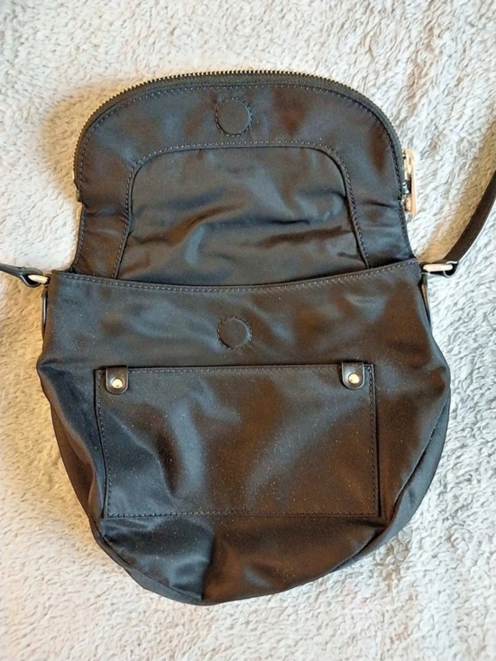 Marc Jacobs Preppy Nylon Mini Natasha Crossbody Bag Black - Picture 4 of 4